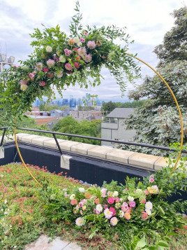 condo balcony ceremony